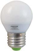 700 K 250 45 70 mm A+ G455NW E27 5 W 40 W 370 lm 4.000 K 250 45 70 mm A+ MG453W E14 3 W 20 W 220 lm 2.700 K 250 45 78 mm A+ MG455W E14 5 W 40 W 370 lm 2.