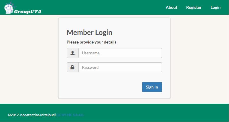 κάνει απλά «Login» για να