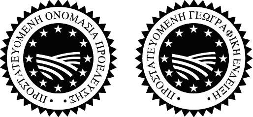 Τα χρώματα αναφοράς είναι τα εξής: Κοινοτικό σύμβολο για την «Προστατευόμενη Ονομασία Προέλευσης» σε pantone: Κοινοτικό σύμβολο για την «Προστατευόμενη