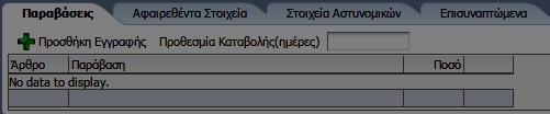 Βήμα 9. Καταχωρούμε στα Στοιχεία Οδηγού τα Στοιχεία Κατοικίας 1. Χώρα 2. Νομός 3. Δήμος 4. Οδός και Αριθμός 5. ΤΚ 6. Αστυνομικό Τμήμα Βήμα 10. Καταχωρούμε τις Παραβάσεις 1.