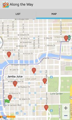 δεδομένα από το Foursquare, ενώ επιλέχθηκε ως πηγή δεδομένων και για το χάρτη της εφαρμογής που αναπτύχθηκε στην παρούσα εργασία. Σχήμα 1.