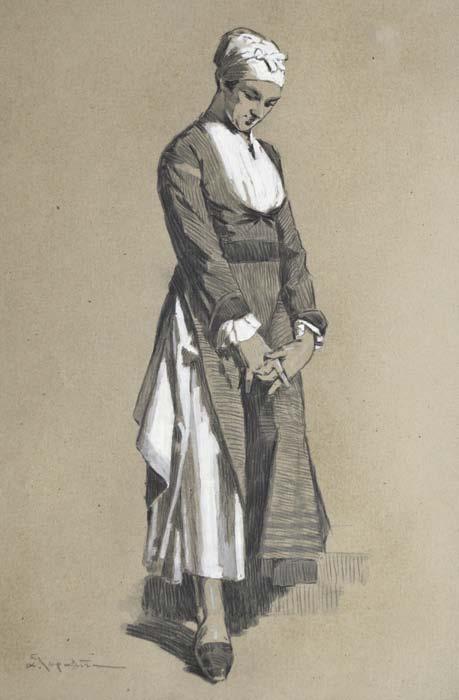 433 434 BARKOFF, Alexandre, 1870-1942. Πειραιάς. Ὑδατογραφία καί μολύβι σέ χαρτί, 210 x 235 mm. Ὑπογεγραμμένη καί χρονολογημένη κάτωἀριστερά: «Alex. Barkoff / Georg Maria / Pirée 1933». Σέ κορνίζα.