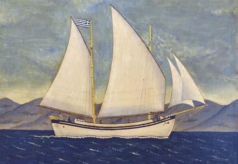 Χριστοπούλου / Πευκάκια Βόλου 1880-1962 (ὁ Ζωγράφος τοῦ Ταρσανᾶ)». 800-1.200 445 ΧΡΙΣΤΟΠΟΥΛΟΣ, Νικόλαος Α., 1880-1967. Ἡ Ἀργώ καί ἡ Γοργόνα.