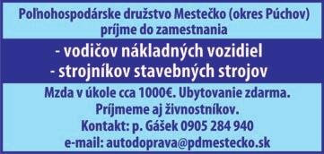 heslo dňa CNC operátor frézar, sústružník, programátor Platové podmienky: od 700 do 0 Eur 6-0055 Len nie pustiť z dohľadu od 5 /hod na TPP; od 7,5 /hod.