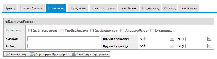 Δημιουργία νέας προσφοράς Στην εφαρμογή του τηλεπικοινωνιακού παρόχου υπάρχει η καρτέλα «Προσφορές».