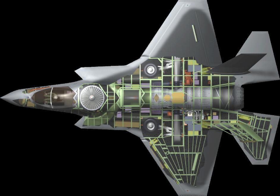 Διάφορα Θέματα Κάτοψη με τομή του αεροσκάφους Lockheed Martin