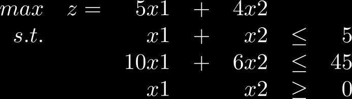 Αλγόριθμος διακλάδωσης και φραγής: παράδειγμα (1/3) LP1 Στο σχήμα οι κουκίδες ορίζουν το χώρο των ακέραιων λύσεων Αφαιρώντας τον περιορισμό ακεραιότητας για τις x1 και x2 ορίζεται το πρόβλημα ΓΠ LP1