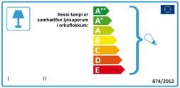 samræmi við eftirfarandi dæmi, eftir því sem við á.