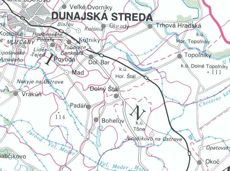 3. Fyzicko-geografická poloha obce Dolný Štál Územie obce s vyše 1900 obyvateľmi a s rozlohou 2999,70 ha sa rozprestiera na juhozápadnom Slovensku, v Trnavskom kraji, v okrese Dunajská Streda.