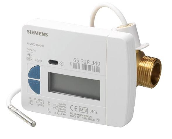s 5 323 Lopatkové merače množstva tepla WFx5 Elektronické, od sieťového napätia nezávislé merače tepla s lopatkovým prietokomerom na snímanie spotreby množstva tepla alebo chladu v autonómnych