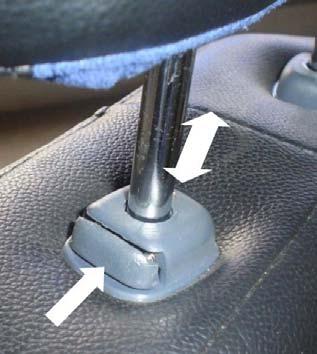 / Give the desired angle on the foot rests using the