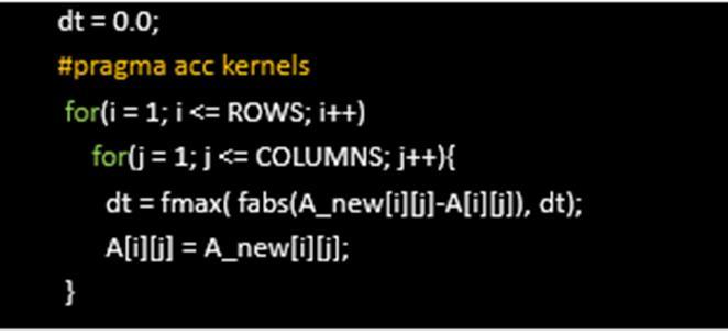 Δημιουργία reduction kernel (2) Για τθν αποφυγι τθσ κατάςταςθσ data race, απαιτείται ζνα διλωςθ reduction για να προςτατευτεί θ ςχετικι