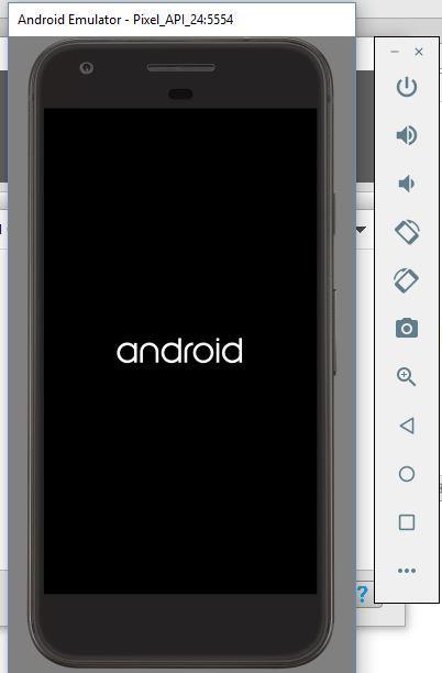 Εικόνα 11: Παράδειγμα εικονικής συσκευής 4 Δημιουργία της εφαρμογής Ανοίγοντας το Android Studio για να
