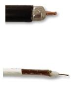 Podľa hrúbky môžeme koaxiálne káble rozdeliť na: hrubý (thick): hrubý Ethernet kábel, "thicknet", 10base5,... priemer = 3/8 (cca.