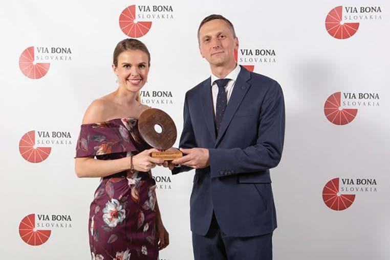 PLACE VIA BONA UŽ OSEMNÁSTY RAZ Cenu za príspevok k napĺňaniu Cieľov udržateľného rozvoja získala spoločnosť Tesco Stores.