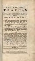 34. Γεωγραφικά, Περιηγητικά & Φωτογραφικά 1047 1048 1049 1050 1051 1047 A. DE LA MOTRAYE S TRAVELS THROUGH EUROPE, ASIA AND INTO PART OF AFRICA; With proper cutts and maps.