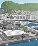 Γιβραλτάρ Το λιμάνι του Γιβραλτάρ σχεδιάζει την κατασκευή εγκαταστάσεων αποθήκευσης υγροποιημένου φυσικού αερίου.