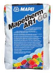 1 - MAPETHERM AR1 MAPETHERM AR1: jednozložková, cementová malta na lepenie tepelnoizolačných panelov.
