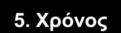 5. Χρόνος Το είδος του εδάφους που σχηματίζεται εξαρτάται άμεσα από το χρόνο επίδρασης των παραγόντων της εδαφογένεσης στο μητρικό υλικό.