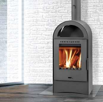 M A BORGHOLM KERAMIK Menovitý výkon 7 kw, výhrevnosť 98-165 m 3, účinnosť 79%, horný dymovod 150 mm, spotreba paliva drevo/brikety 2,2/1,7 kg/h, rozmery 730x365x970 mm, hmotnosť 105 kg 543,00 649,00
