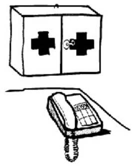 4 Zdravlje KuÊna ljekarna i telefoni za hitnoêu S vako bi domaêinstvo trebalo na posebnom mjestu imati spremljen, pribor i lijekove za pruæanje prve pomoêi.