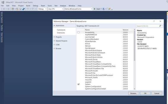 και GMap.NET.WindowsForms H επιτυχής ολοκλήρωση του παραπάνω βήματος έχει ως έξοδο δύο αρχεία.dll: