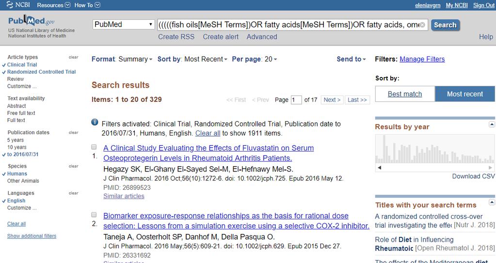 nih.gov/pubmed/ Με αυτόν τον τρόπο θα απομείνουν 329 άρθρα.