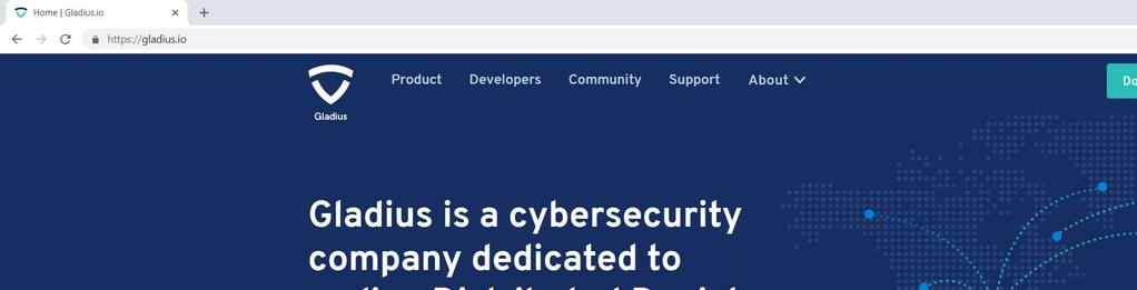 Gladius Reducing DDoS Attacks Το Blockchain startup Gladius υποστηρίζει πως το δίκτυο τους βοηθά να
