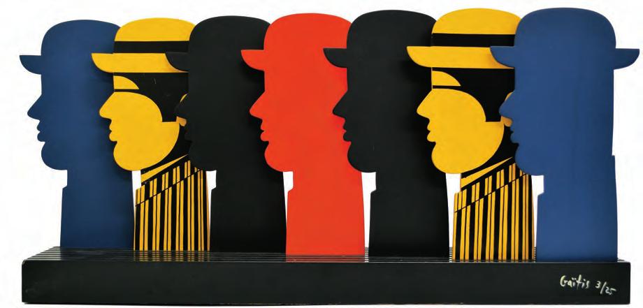 470 471 470 ΑΚΡΙΘΑΚΗΣ, Ἀλέξης. Καραβάκι. 1968. Ἔγχρωμη φωτολιθογραφία, 594 x 770 mm.