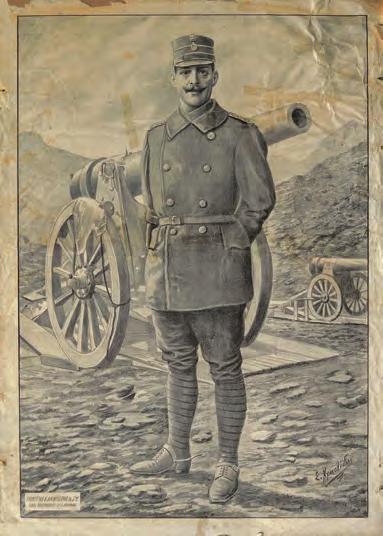 Παπαδημητρίου, [π. 1912]. Λιθογραφία ἐπιχρωματισμένη μέ τό χέρι, 630 x 442 mm.