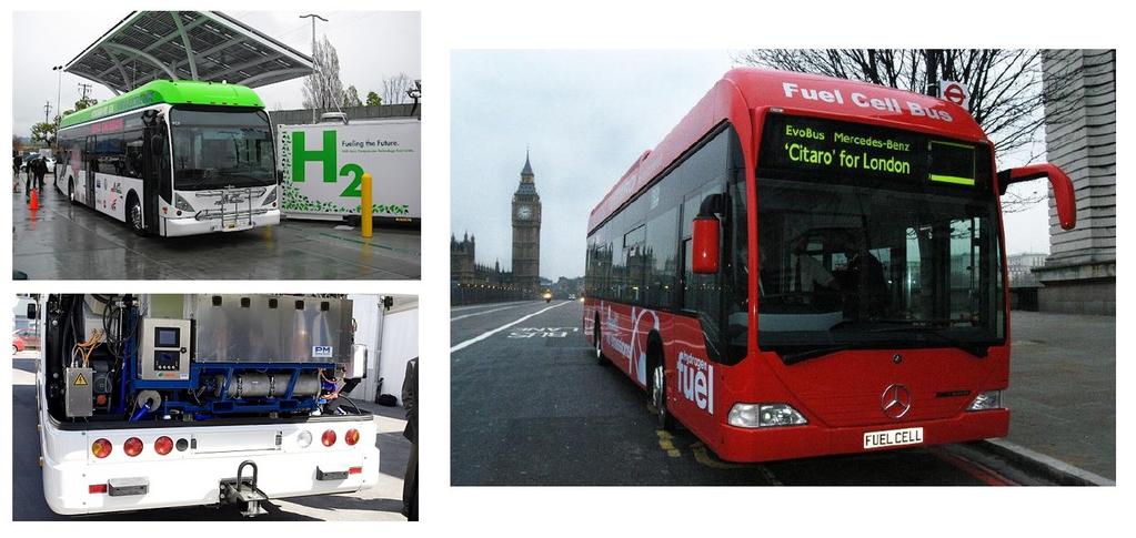 Figură 3-8 Autobuze electrice cu pile de combustie Date economice În ceea ce privește piaţa autobuzelor electrice în Europa, conform unui studiu realizat în cadrul proiectului ZeEUS (Zero Emission