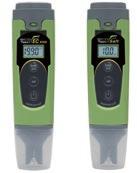 Tužkové konduktometre Vodivostný tester Fisherbrand AET30 vodotesný tužkový prístroj s certifikáciou IP67, vymeniteľná vodivostná sonda veľký dvojriadkový LCD displej, zobrazenie ph a teploty súčasne