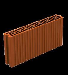 Porotherm S POROTHERM 8 P+E Tehnične karakteristike Dimenzije 50x8x23,8 cm Debelina zidu d 8 cm NF 4,88 NF/kom Masa m 8,3 kg Poraba opeke 8 kom/m² Poraba malte 4,5 l/m² Koliko m²