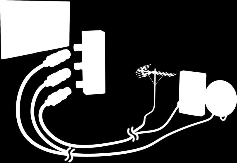 kábel do anténneho konektora na televízore