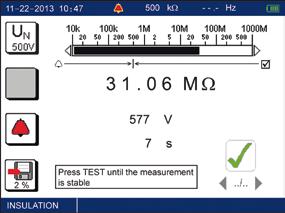 CONTINUITATEA Scopul acestei măsurători este verificarea rezistenţei conductorului de masă (PE) prin care au loc scurgerile în pământ.