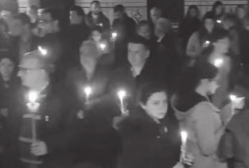 Παρασκευή, ώστε η Εκκλησία του χωριού μας ήταν γεμάτη τόσο στην ακολουθία του επιταφίου όσο και στην ακολουθία της Ανάστασης.
