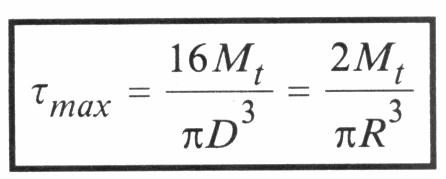 117 (14.12) Αντικαθιστώντας και την πολική ροπή αδράνειας του κύκλου, που είναι: στην εξίσωση (14.11), η στρεπτική τάση για ράβδο κυκλικής διατομής, στην τυχαία ακτίνα r, δίνεται από τη σχέση: (14.