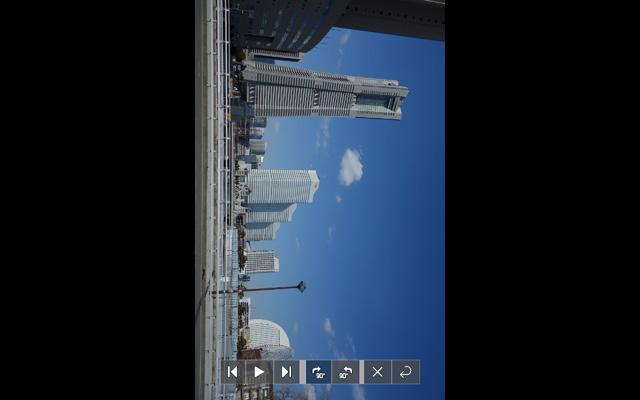 6. Χρήση του VIEWER 11. Πατήστε το πλήκτρο για να μετακινήσετε τον δρομέα στο, και στη συνέχεια πατήστε το πλήκτρο ENTER. Η εικόνα θα αρχίσει να περιστρέφεται δεξιόστροφα κατά 90.