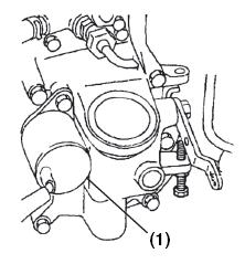 POPIS VÝROBKU Elektromagnet zastavenia motora Keď kľúčikom otočíte do polohy ŠTART, uvedie sa do činnosti elektromagnet zastavenia motora (obr. 3 (1)).