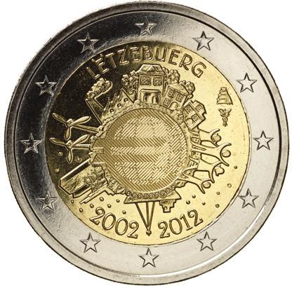 nahor CYPRUS Legenda: ΚΥΠΡΟΣ KIBRIS/2002 2012 Nápis na hrane: dvakrát 2 ΕΥΡΩ 2 EURO.