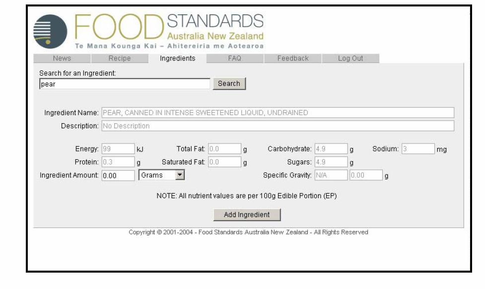 των McCance και Widdowson s The Composition of Foods και τα συμπληρώματα αυτών, πίνακες σύνθεσης τροφίμων της Δανίας 165, βιβλιογραφικά 