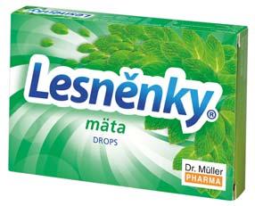 Lesněnky Lesněnky sú dražé rozpustné v ústach na svieži dych a pravidelnú ústnu hygienu. Majú príjemnú chuť vďaka obsahu včelieho medu a mentolu.