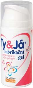 100 ml Ty&Já lubrikačný gél parfumovaný vôňou jahody Zdravotnícka pomôcka Lubrikačný gél Ty&Já je prípravok na zachovanie prirodzenej vlhkosti vaginálnej sliznice a na spríjemnenie a obohatenie