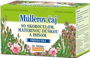 rooibos (Aspalathus linearis) 60, 900 mg nestanovené šípky bez semien (Cynosbati fructus sine semine) 30, 450 mg nestanovené koreň echinacey (Echinacea purpurea) 6, 90 mg nestanovené koreň sladkého