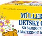 stielka pľuzgierky islandskej (Cetraria islandica) 5, 75 mg nestanovené koreň sladkého drievka (Glycyrrhiza glabra) 5, 75 mg nestanovené, 1 vrecúško = 1,5 g Príprava: 1 nálevové vrecúško sa zaleje