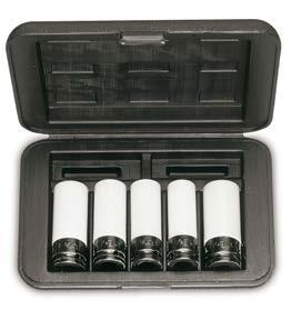 de plastic 95 68 Set tubulare de impact, lungi, 1/2 patrat de actionare 1/2 dimensiuni 17, 19 si 21mm 720/C6