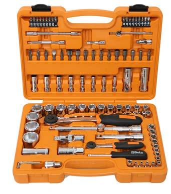 903A/C93 Set chei tubulare si accesorii 1/2 si 1/4, 93 piese chei tubulare actionare 1/4 4-14mm chei tubulare lungi actionare 1/4 6-13mm articulatie cardanica actionare 1/4 prelungitoare 50mm si