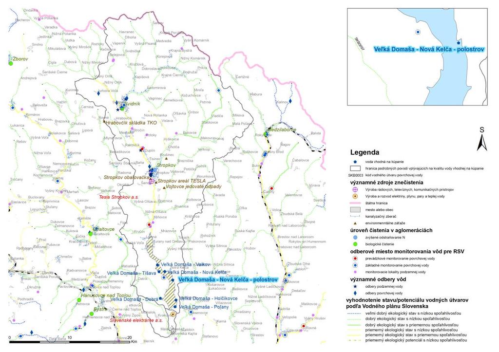Informácie o vymedzovaní vodných útvarov na Slovensku podáva kapitola 2.4 Vodného plánu Slovenska dostupnom na http://www.vuvh.sk/rsv2/download/vps/vps.