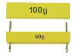 Oceľové jadro D = 40 mm, s dvomi radiálnymi háčikmi a plexi vodiacimi čelnými plochami D = 67 mm, celková