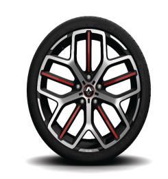 - Aluminijumski naplatci 19'' Trophy Akio RALU19 RDIF22 - S S = Serija O = Opcija - = nije dostupno